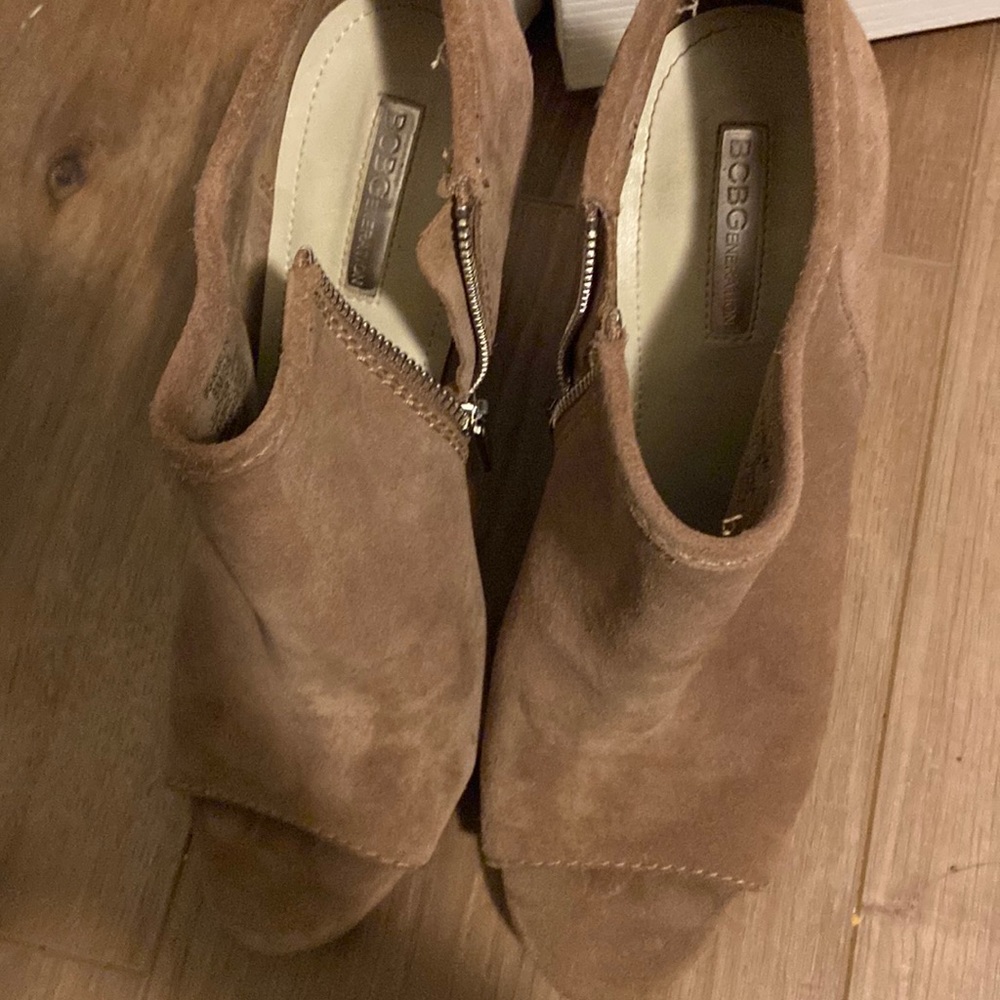 BCBGeneration Brown Ankle Booties